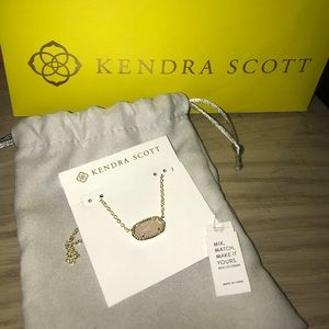 Kendra Scott Rose Gold and Blush Pendant Necklace!